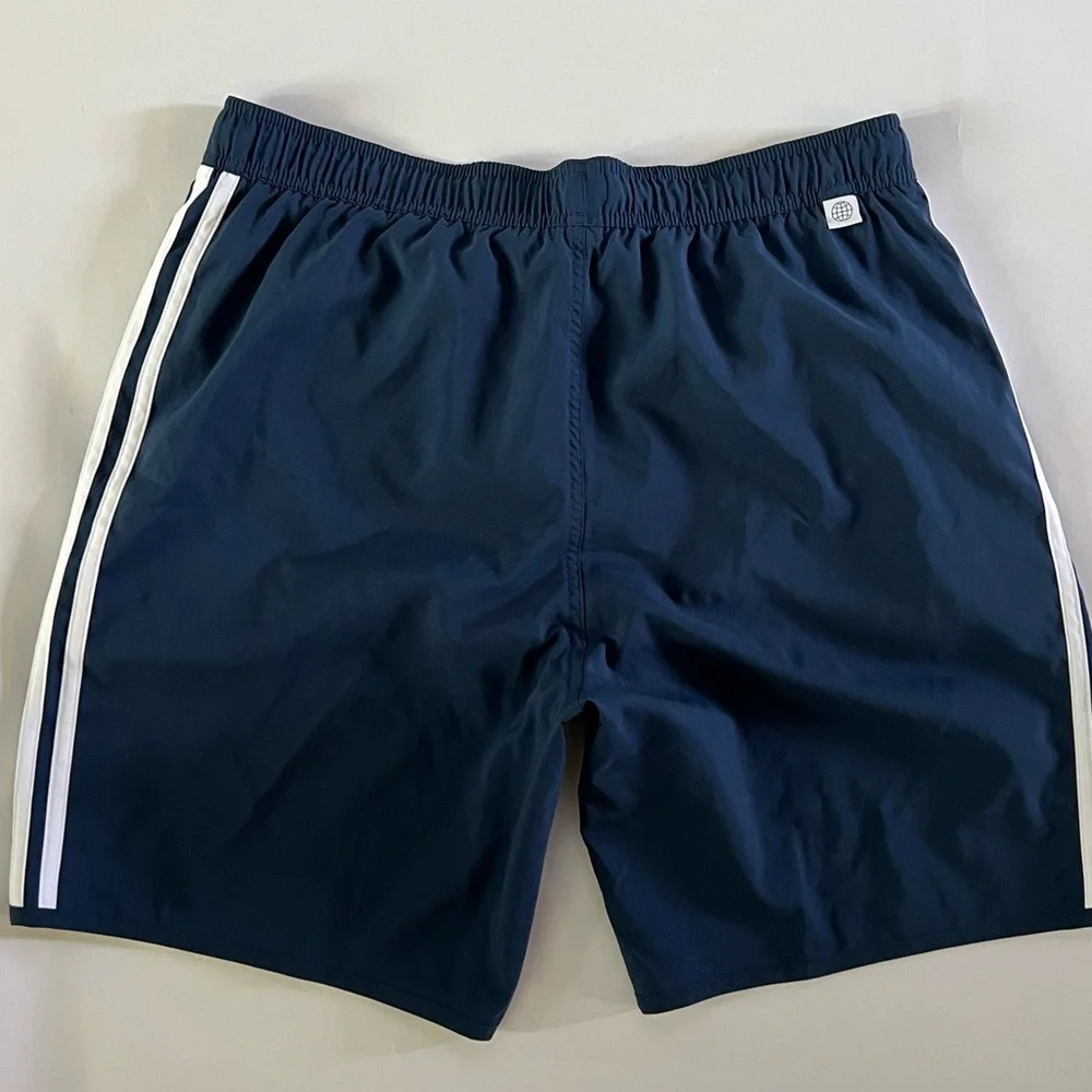 Adidas Navy Blue Athletic Shorts Large